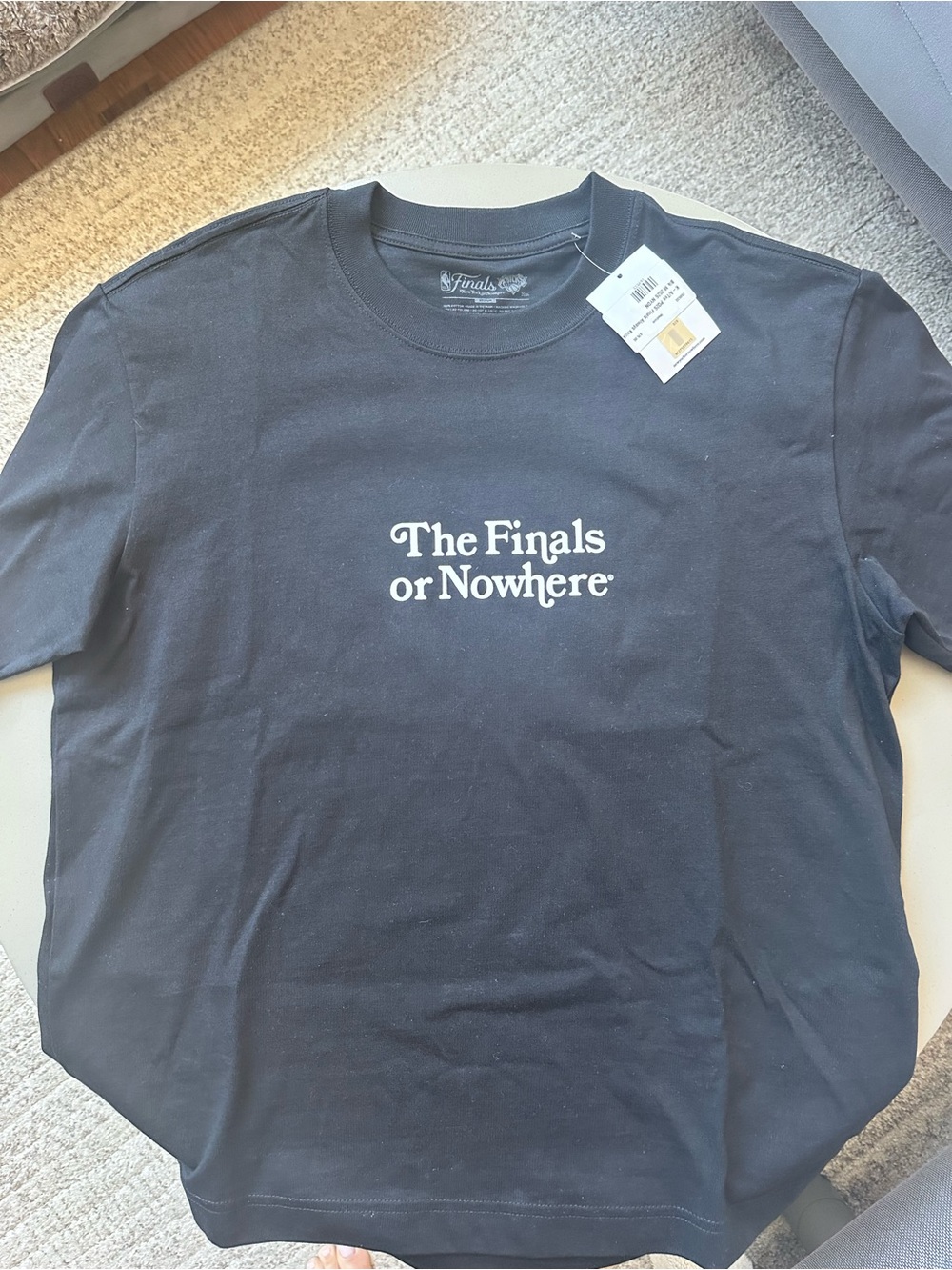 The Finals or Nowhere® Short Sleeve Graphic Tee - Black